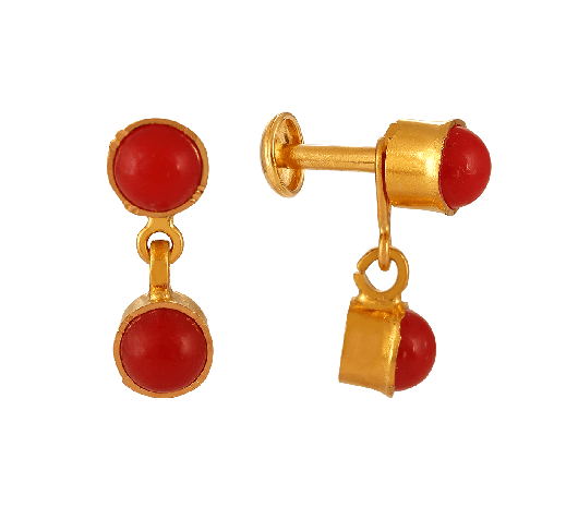 Buy Coral Rose Handcrafted Earrings online in India at Best Price  Aachho