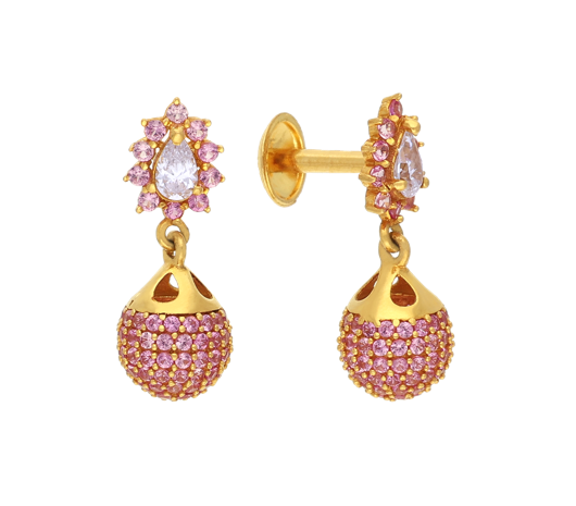 SMARNN Gold Plated Sui and Dhaga Earrings for Women (golden) : Amazon.in:  Fashion
