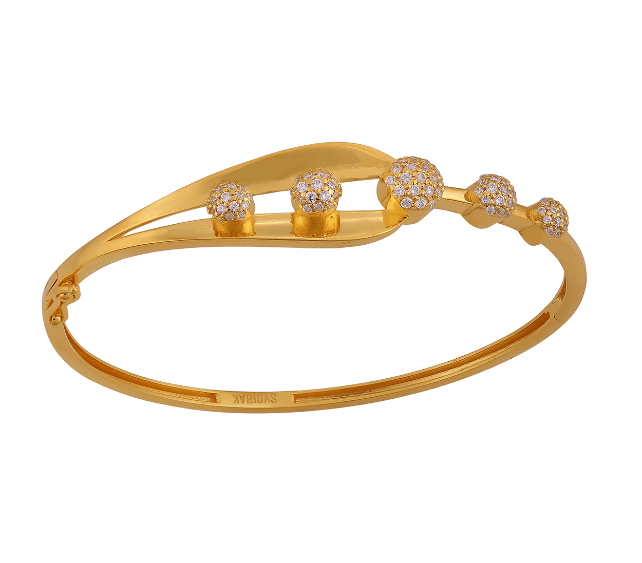 Buy Gold Bracelets & Bangles for Women by BHRM Online | Ajio.com