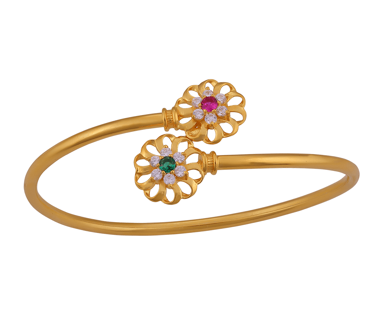 24K 995 Pure Gold Byzantine Coin Bracelet For Women - 1-1-GBR-V00635 in  11.380 Grams