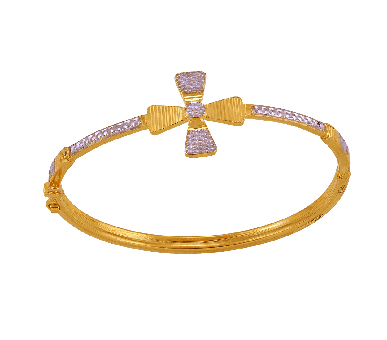 Diamond Bangle - Buy Latest Gold Bracelets For Women Online