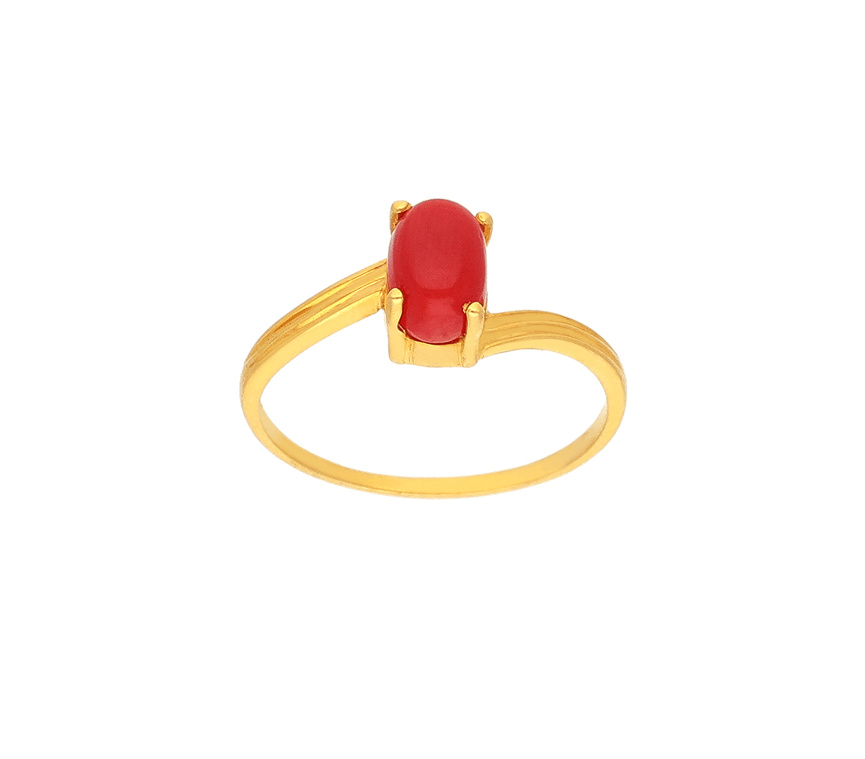 Red Coral Gold Ring Venetian Style | Jovon Venice