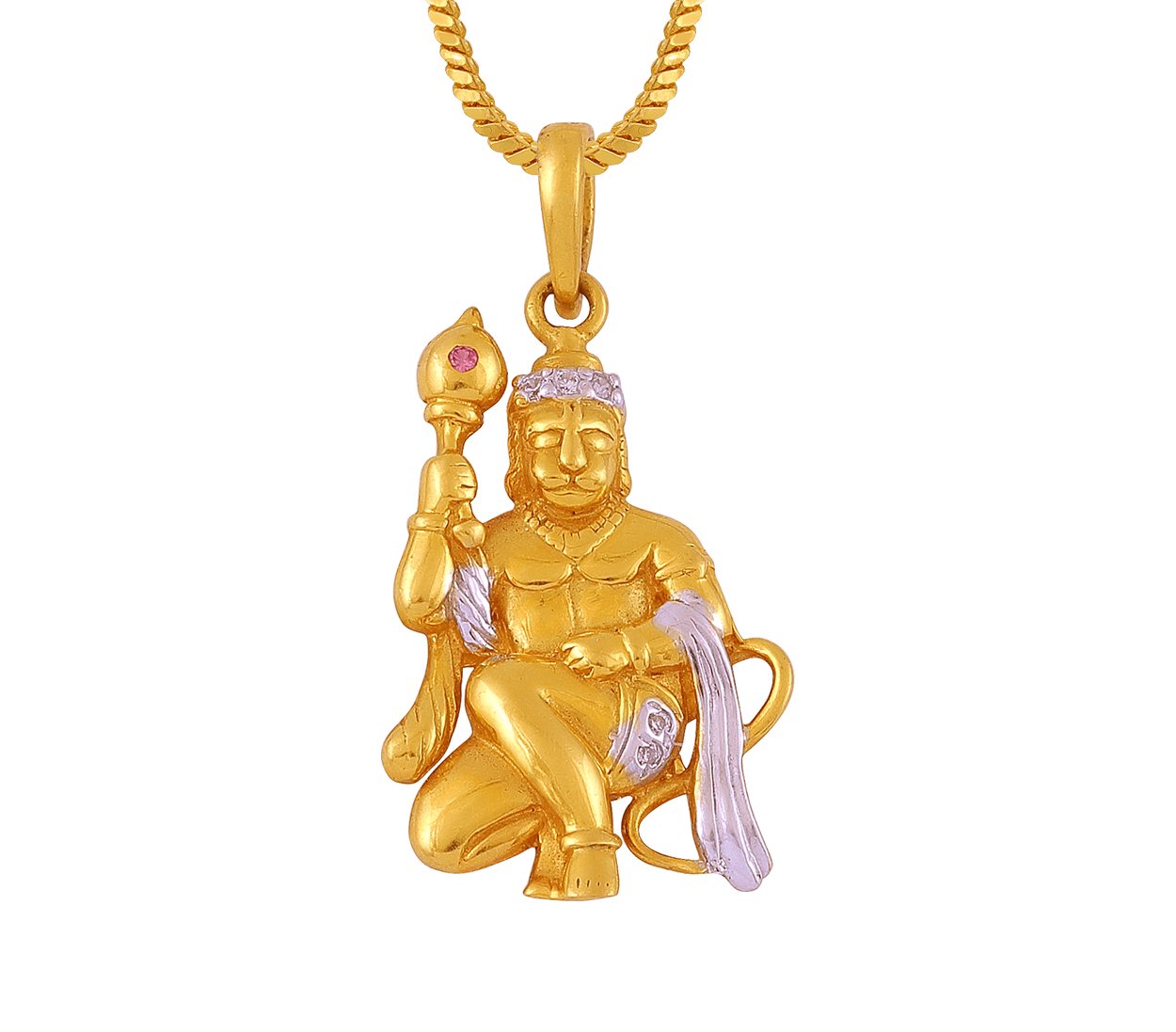 Lord Hanuman Ji Bajrang Bali Golden Plated Kada Bangle Bracelet for Men  Pack of 02