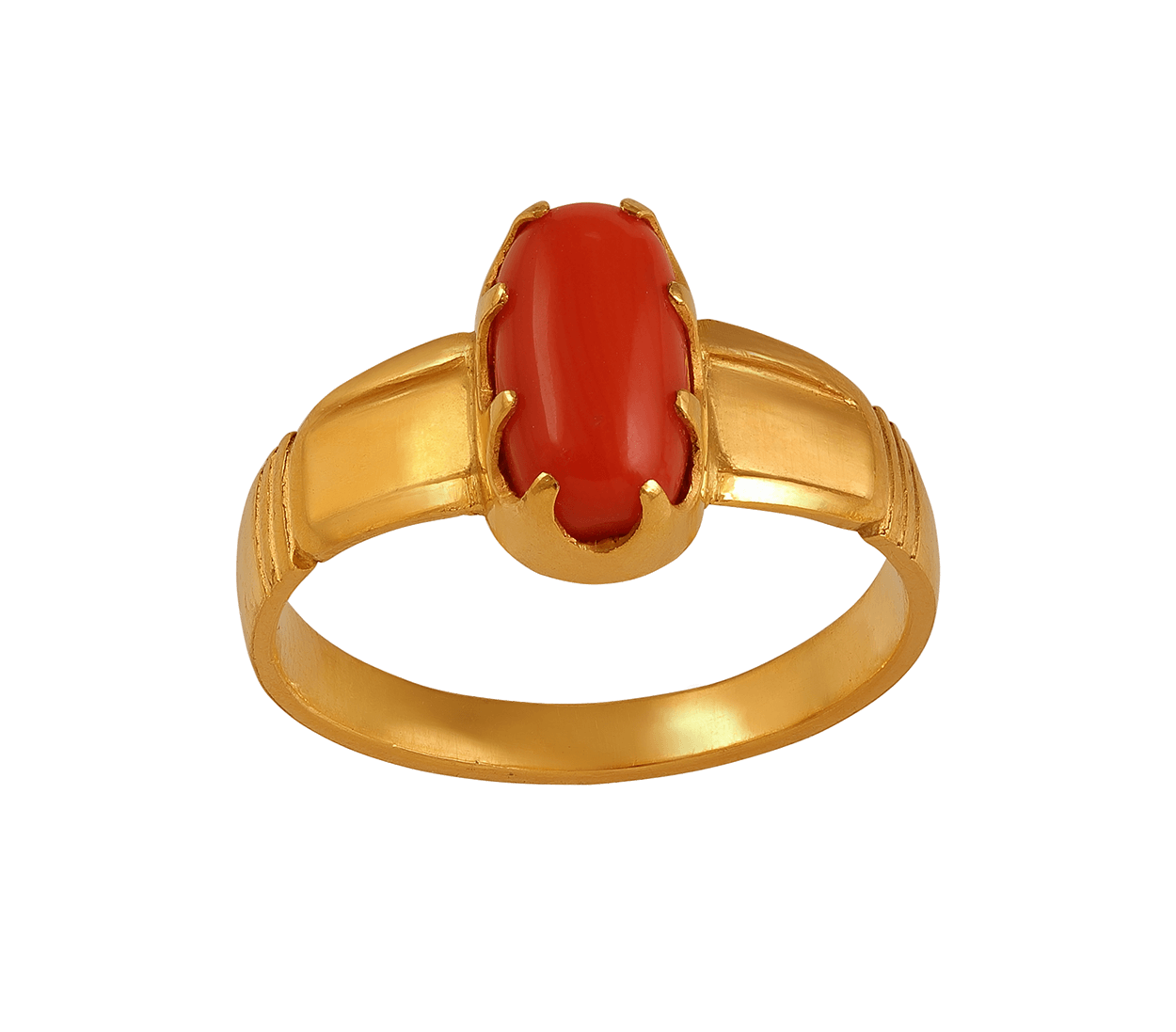EVERYTHING GEMS 9.25 Ratti 8.75 Carat Coral Natural Certified Moonga  Astrological Stone Coral Brass Coral Gold Plated Ring Price in India - Buy  EVERYTHING GEMS 9.25 Ratti 8.75 Carat Coral Natural Certified