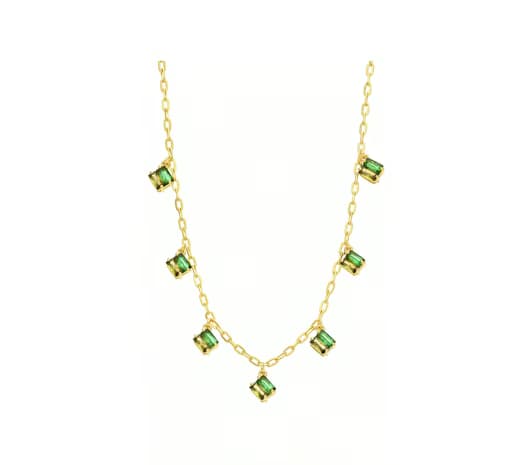 Green Harmony 18 KT Gold Necklace
