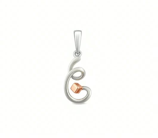 Spiral Grace Platinum Pendant