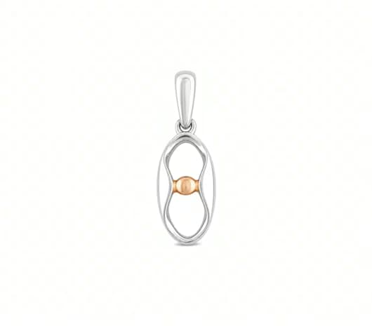 Minimalist Grace Platinum Pendant