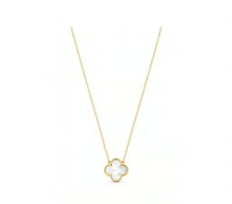 Pearl Clover Radiance 18 KT Gold Necklace