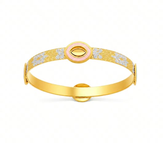 artistic charming Gold Bangle
