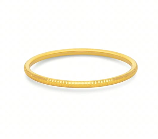 Classic pattern 22 KT Gold Bangle
