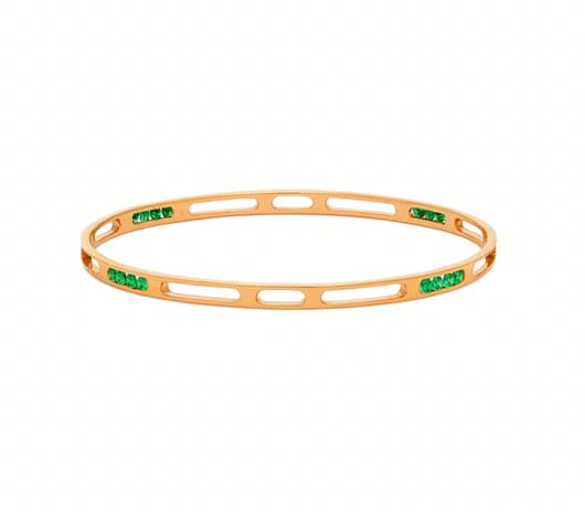 Royal Green Spark 22 KT Gold Bangle