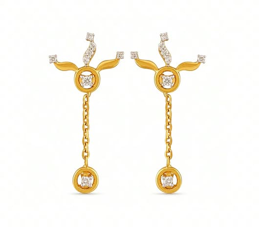 Heavenly Spark 18 kt Diamond Earrings