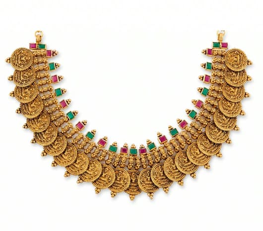 Royal Kasu Splendor 22 KT Gold Necklace