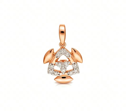 Trinity Spark 18KT Diamond Pendant