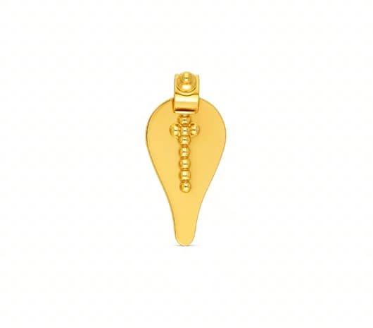 Sacred Cross Elegance 22 KT Gold Thali Pendant