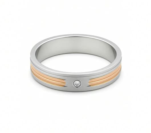 Eternal Duo Platinum Ring