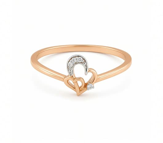 Sweetheart Spark 18 KT Diamond Ring