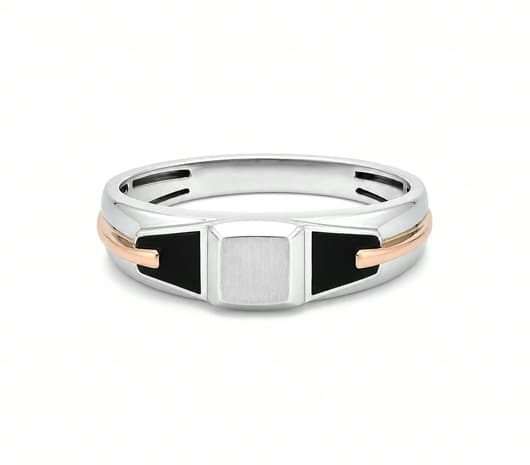 Dual Eclipse Platinum Ring