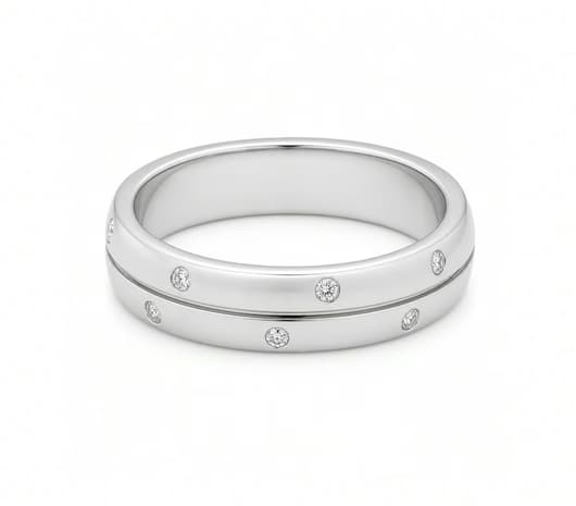 Diamond Symphony Platinum Ring