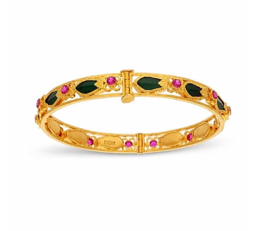 Traditional green nagapadam Bangle