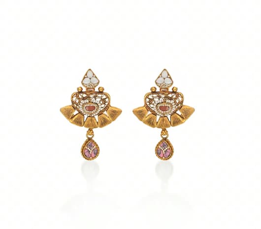 Heritage Bloom Silver Earrings