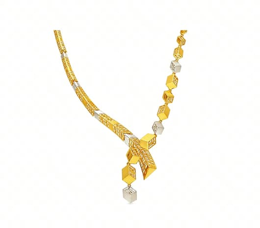 Modern Grace Gold Necklace