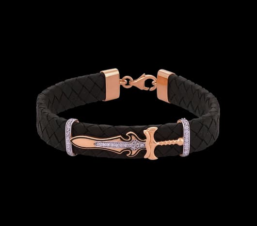On-trend Style 18 kt Ivy Rose Gold Bracelet (Adjustable)