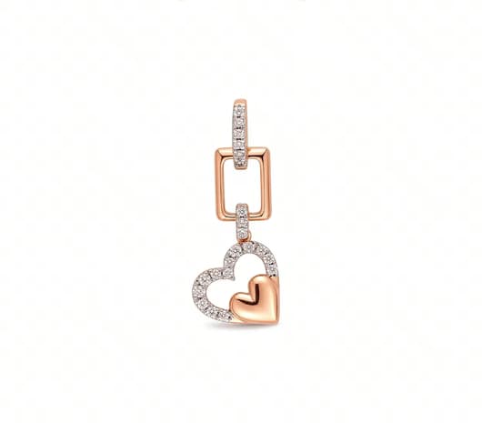 Linked Love 18kt Diamond Pendant